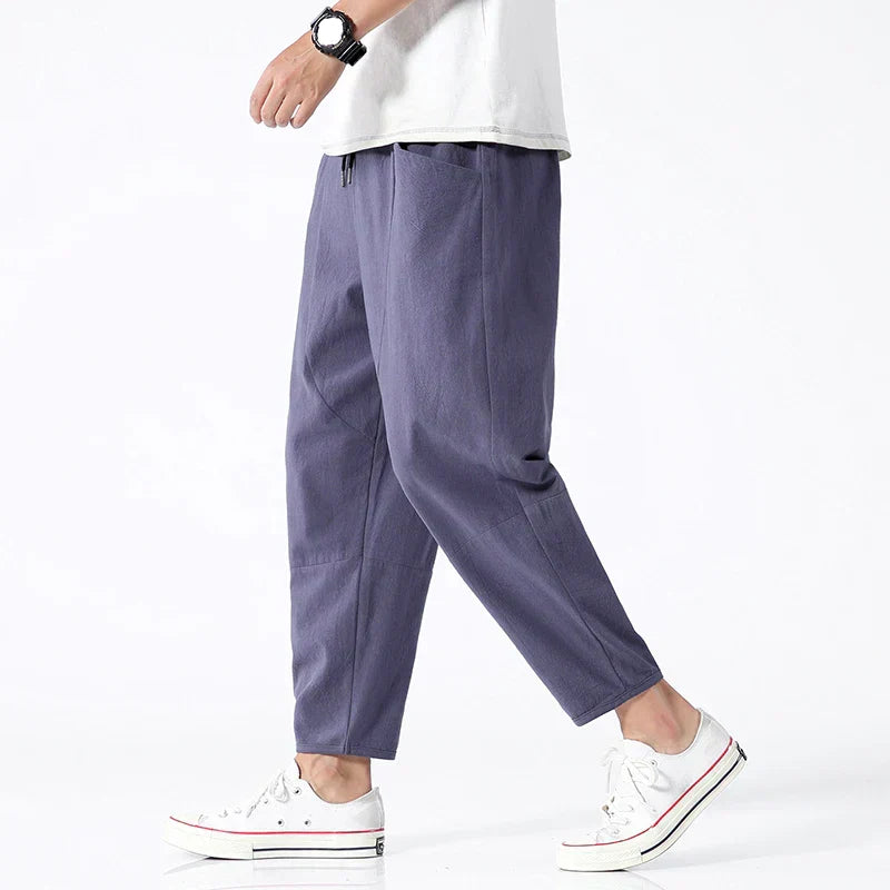 Takumi Linen Cropped Pants